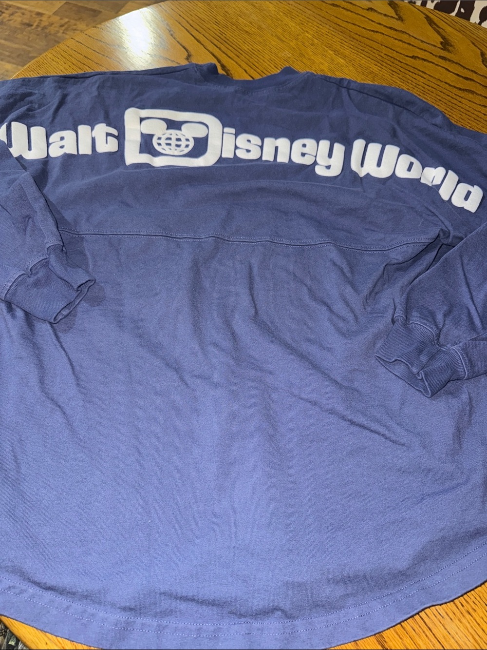 Disney Walt Disney World Long Sleeve Tee in Blue with White Logo